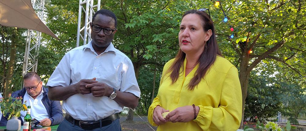 Der Hallenser MdB Karamba Diaby (SPD) zu Besuch in Potsdam