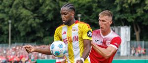 Jordan (links) hat aktuell die Nase vorne im Kampf um einen Stammplatz, seine Torquote in der Bundesliga ist bisher aber ausbaufähig. 