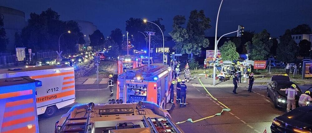 Verkehrsunfall in Rudow
