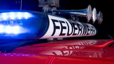 Ein Fahrzeug der Feuerwehr.