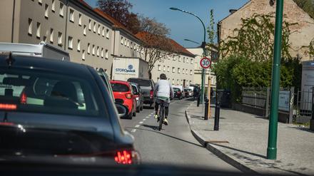 Stau in Potsdam: In Brandenburg wächst die Bevölkerung – und damit auch der Verkehr.