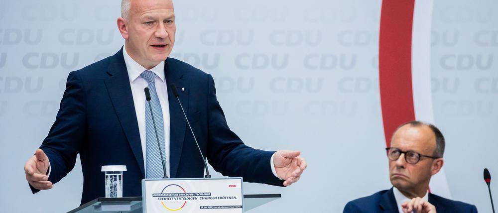Will Mitspracherecht bei der Unions-Kanzlerkandidatur: Berlins Regierender Bürgermeister Kai Wegner. (Archivbild)