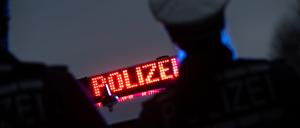 Nächtlicher Einsatz für die Berliner Polizei. (Symbolbild)