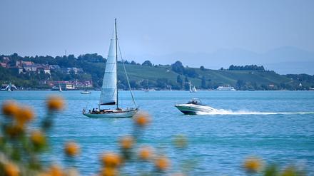 Blick auf den Bodensee. Ein Schwimmer ist dort ertrunken.