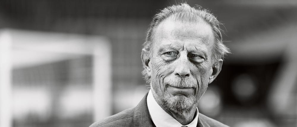 Christoph Daum im Jahr 2023 und bereits gezeichnet von seiner Lungenkrebserkrankung.