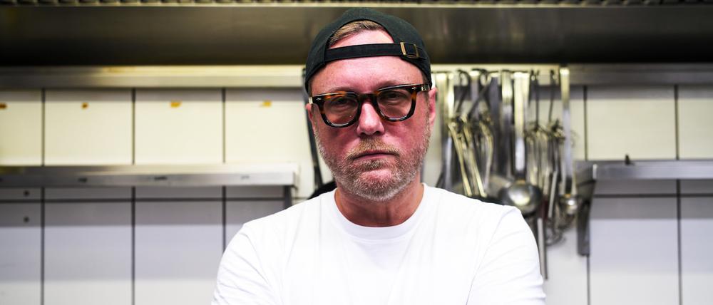 Selfie mit Selbstauslöser: Max Strohe in seiner Küche im „Tulus Lotrek“ in Kreuzberg.