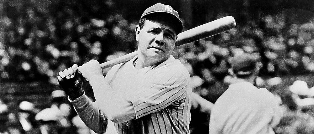 George Herman „Babe“ Ruth schlug insgesamt 714 Home Runs in der Major League Baseball.