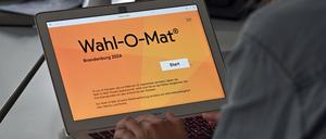 Wahl-O-Mat zur Landtagswahl in Brandenburg.