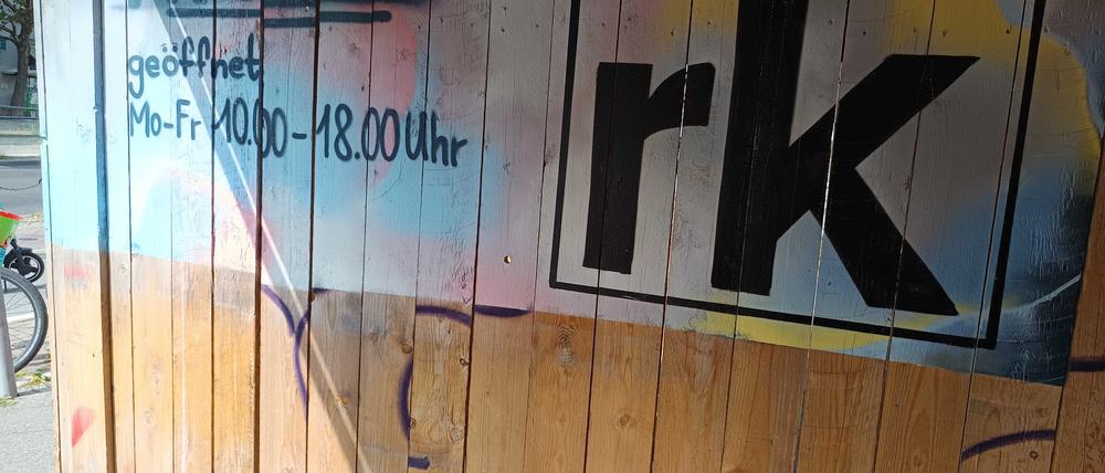 Die rk-Galerie befindet sich im Keller des Lichtenberger Rathauses.