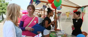 Die Ehrenamtsbörse, hier auf dem Luisenplatz, wird es dieses Jahr nicht geben.