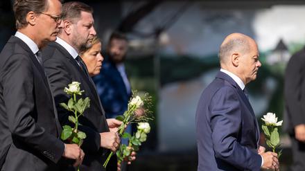 Olaf Scholz in Solingen