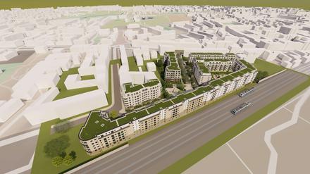 Das Quartier „Staytion“ in Berlin-Pankow.
