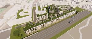 Das Quartier „Staytion“ in Berlin-Pankow.