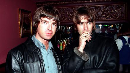 Als sie noch jung waren: Die Brüder Noel (l) und Liam Gallagher von der Band Oasis