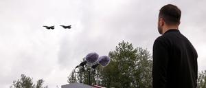 Selenskyj präsentierte Anfang August die ersten F-16-