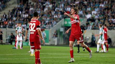 Spätestens nach Nick Woltemades 4:0 war das Spiel in Münster entschieden.