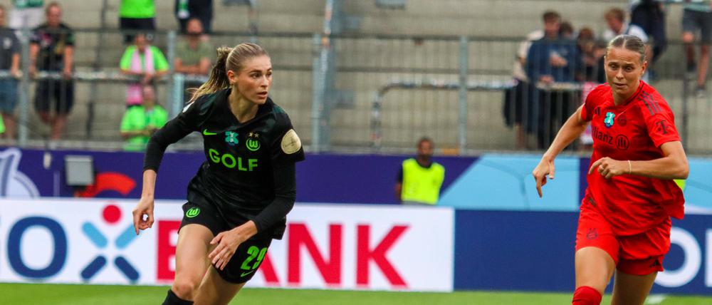 Jule Brand (li.) dürfte ein wichtiger Faktor im Spieler der Wolfsburgerinnen werden.
