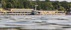 Strandbad Wannsee: Hitze sorgt für volles Strandbad