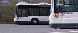 Bus und Bahn in Potsdam.