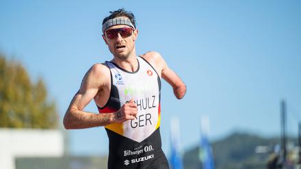 Martin Schulz beim Triathlon