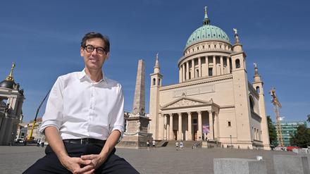 Gregor Hohberg ist ab dem 1. September neuer Pfarrer der Nikolaikirche. Zuvor war er 22 Jahre an der St. Marienkirche am Alexanderplatz.