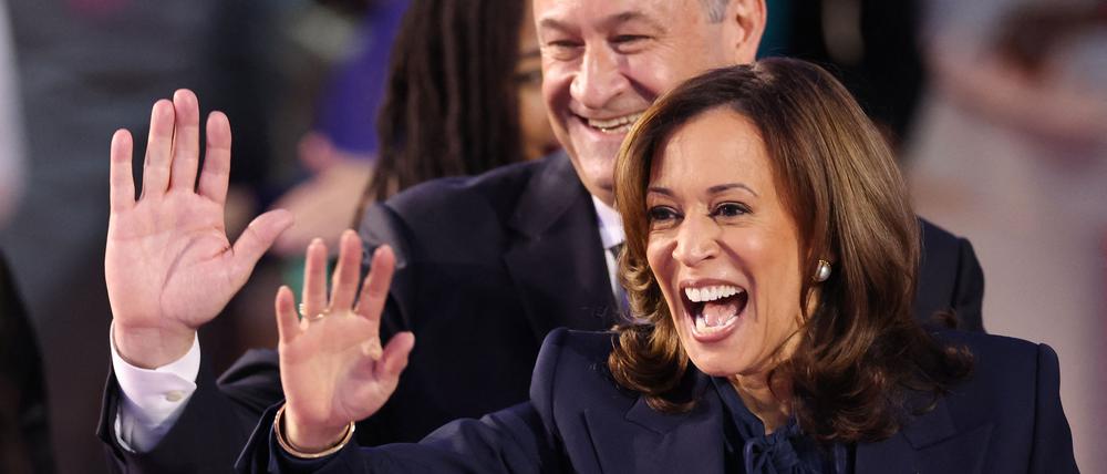 Kamala Harris und ihr Ehemann.