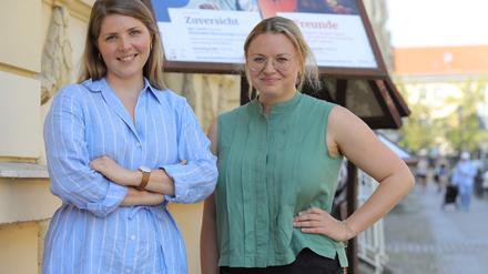 Das neue Geschäftsführungsdoppel der Kammerakademie Potsdam besteht aus Céline Couson und Adriana Kussmaul.