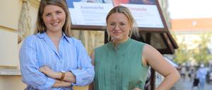 Das neue Geschäftsführungsdoppel der Kammerakademie Potsdam besteht aus Céline Couson und Adriana Kussmaul.