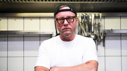 Selfie mit Selbstauslöser: Max Strohe in seiner Küche im „Tulus Lotrek“ in Kreuzberg. 