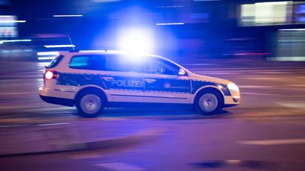 Ein Polizeiauto.