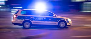 Ein Polizeiauto.
