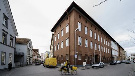 Rheinland-Pfalz, Frankenthal: Das Landgericht steht im Zentrum von Frankenthal.