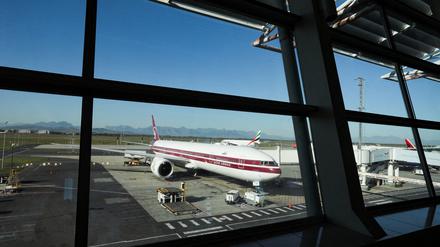 Ein Flugzeug von Qatar Airways (Symbolbild)