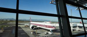 Ein Flugzeug von Qatar Airways (Symbolbild)