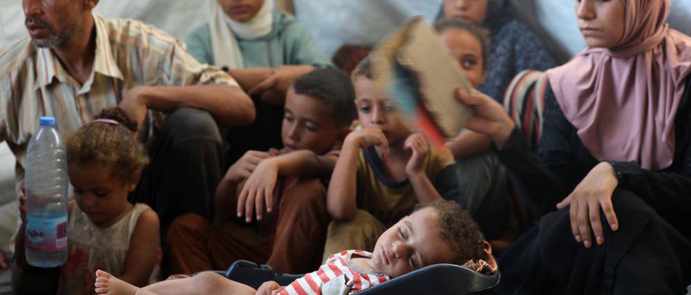 Im Gazastreifen geht die Angst vor Polio um.