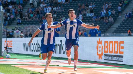 Ibrahim Maza (re.) von Hertha BSC.