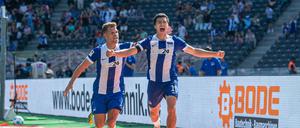 Ibrahim Maza (re.) von Hertha BSC.