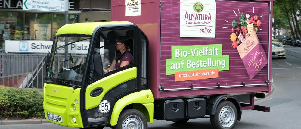 Der Bio-Lebensmittelhändler Alnatura liefert Waren mit elektrischen Leichtfahrzeugen des belgischen Herstellers Addax Motors aus. Der Testbetrieb wird womöglich eingestellt.
