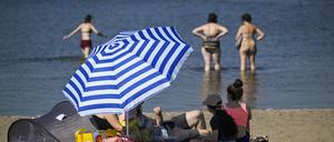 Wohl dem, der einen Schattenplatz am Wasser hat.