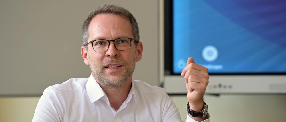 Christian Wienert, Leiter des Einstein-Gymnasiums und Initiator der Schulpartnerschaft mit Albanien.