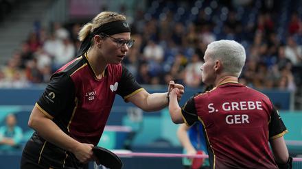 Juliane Wolf und Stephanie Grebe verlieren ihr Doppel-Finale.