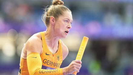 In der Staffel eine Wucht: Gina Lückenkemper.