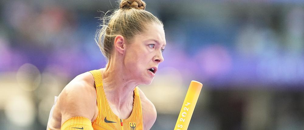 In der Staffel eine Wucht: Gina Lückenkemper.