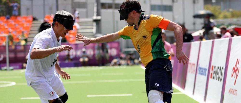 Brasiliens Blindenfußballer haben bei fünf Austragungen fünfmal Paralympics-Gold gewonnen.