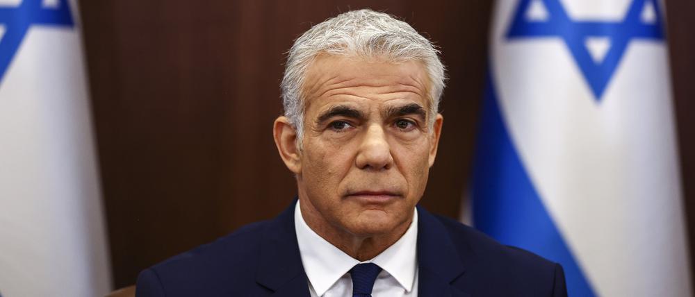 Israels Oppositionsführer Jair Lapid.