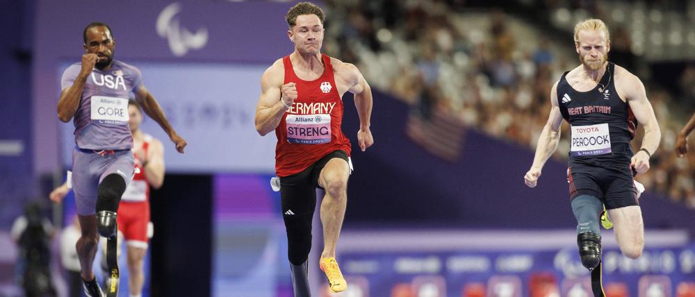 Die Sprinter Streng, Floors und Schäfer erreichten die Finals im 100-Meter-Sprint souverän.
