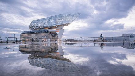 Spektakuläres Havenhuis in Antwerpen.