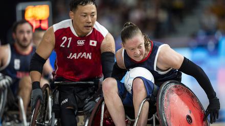 Kampf um Gold. Wie schon 2021 stehen die USA und Japan im Finale.
