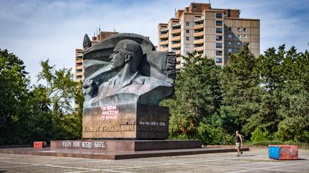 Monumentale Staatskunst: Das Thälmann-Denkmal entstand in den 1980er-Jahren.
