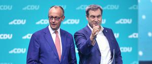 Friedrich Merz (l.) und Markus Söder